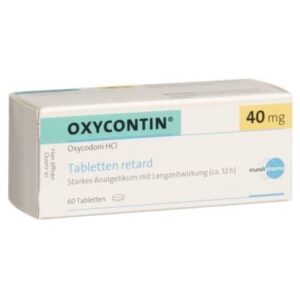 Oxycontin 40mg – Oxycodoni Hydrochloridum Tablets